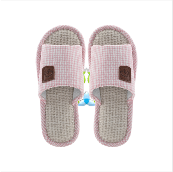 Kardli slippers（women) - Женские тапочки летние (37-38; *250мм*), (Подошва-Резина / Верх-Текстильные материал), (100 пар в коробке)