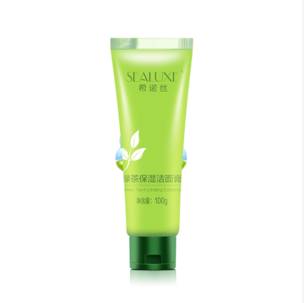 (Коробка 24 шт) SEALUXE Green Tea Moisturizing exfoliatoner SEALUXE Увлажняющий очищающий бальзам с зеленым чаем 100 г