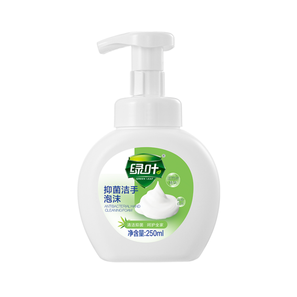(Кол-во в коробке 20 шт) Greenleaf Антибактериальная пена для рук 250 мл
