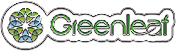 (Кол-во в коробке 380 шт)Значок с логотипом Greenleaf