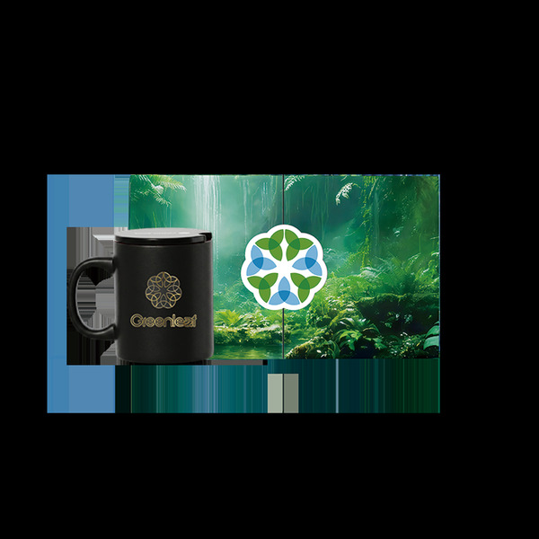 Керамическая кружка Greenleaf с изменением цвета при нагревании в подарочной коробке