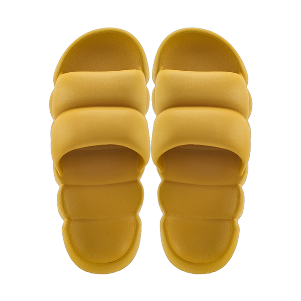 (Кол-во в коробке 24 шт) Женские желтые тапочки Carrie 202507 Caterpillar Soft Q Edition 37-38