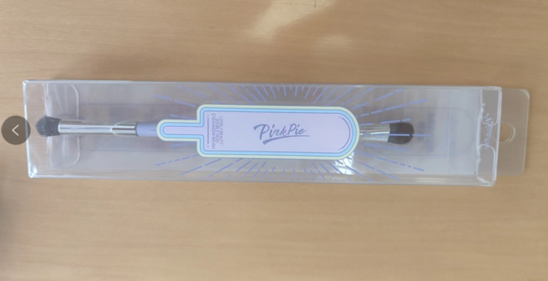 (Кол-во в коробке 264 шт ) PINK PIE Кисть для теней  с двумя головками