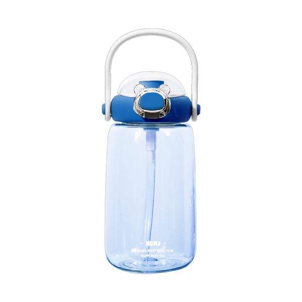 (Кол-во в коробке 60 шт)  Маленький чайный ежедневник 640 мл Tritan, Синяя