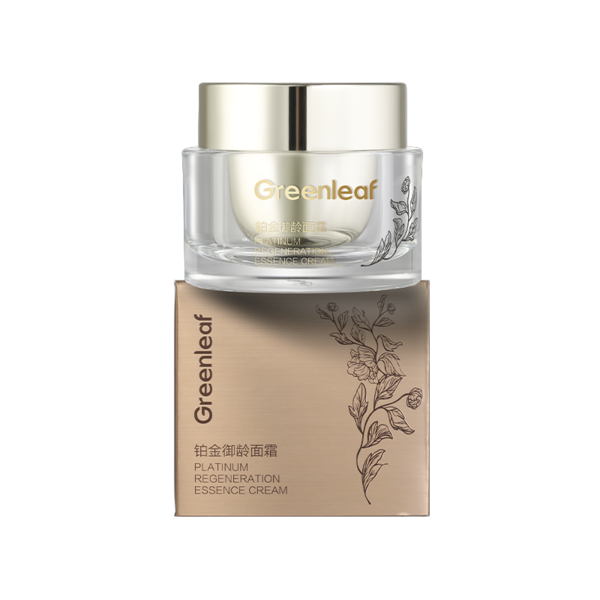 (Кол-во в коробке 12 шт) Greenleaf 50 г Платиновый крем для лица