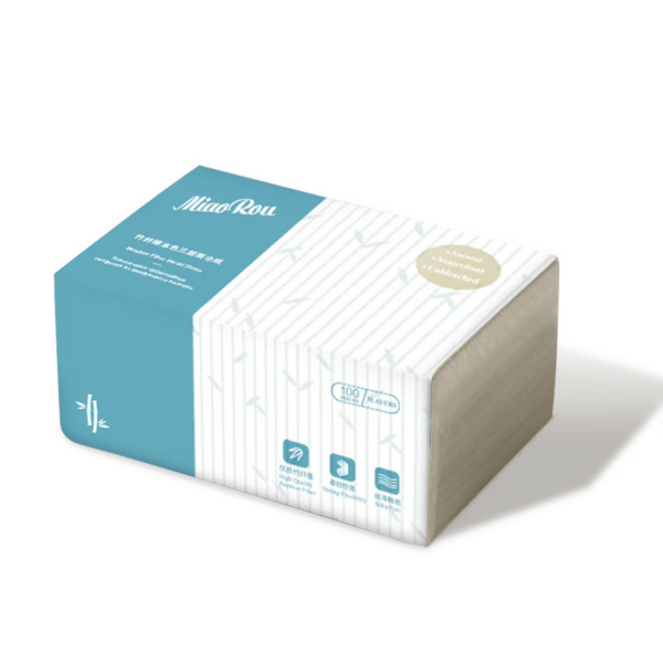 Miarou натуральные бамбуковые салфектки ( 3 слоя)
