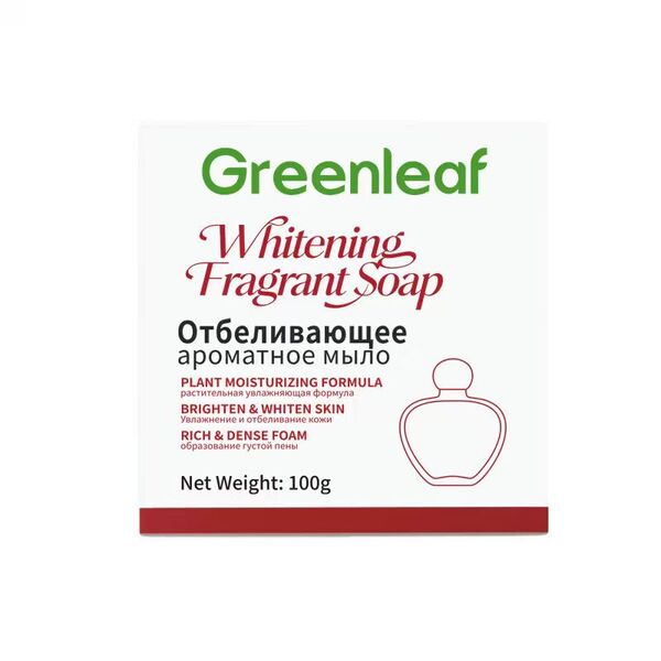 (Кол-во в коробке 36 шт) Greenleaf Осветляющее парфюмированное мыло, 100 г (англо-русская версия)