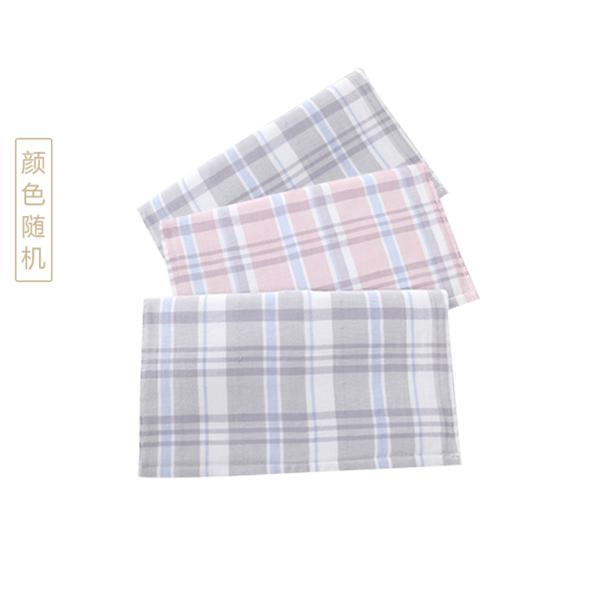 (Кол-во в коробке 60 шт) Kardli Двухстороннее клетчатое квадратное полотенце/тройная упаковка