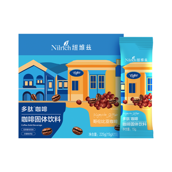 (Кол-во в коробке 28 шт) Nilrich Полипептидный кофе/225г