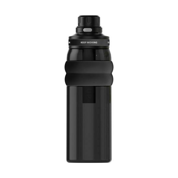 (Кол-во в коробке 60 шт)Kardli Спортивная бутылка“Облачко”чёрная