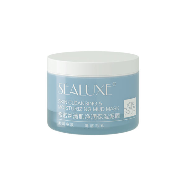 (Кол-во в коробке 24 шт)SEALUXE Очищающая и увлажняющая грязевая маска для лица