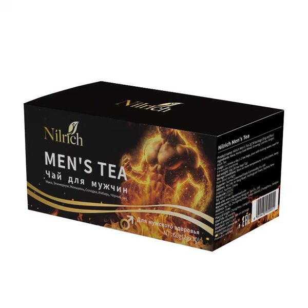 (Кол-во в коробке 40 шт ) Nilrich Чай, который пьют мужчины