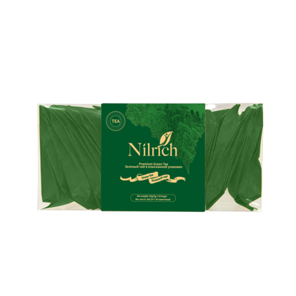 (Кол-во в коробке 30 шт)Nilrich Премиальный зелёный чай