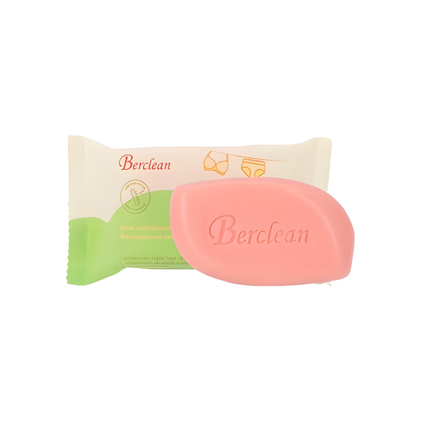 BERCLEAN Растительное антибактериальное мыло для нижнего белья 80g