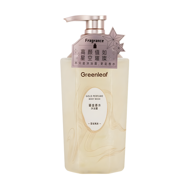 Greenleaf 500 мл Gold Perfume Парфюмированный гель для душа Белоснежное сияние