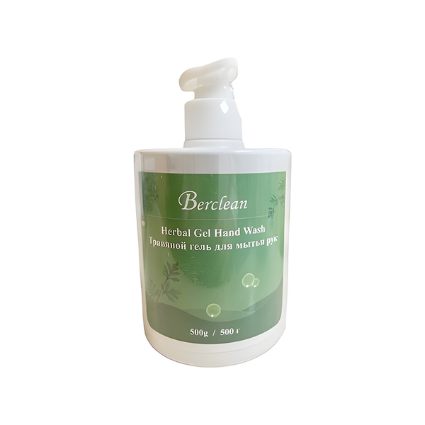 BERCLEAN Травяной гель для мытья рук 500g