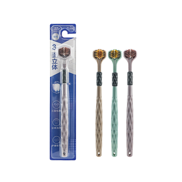 (Кол-во в коробке 192 шт) CARICH 3D зубная щетка, 1 шт