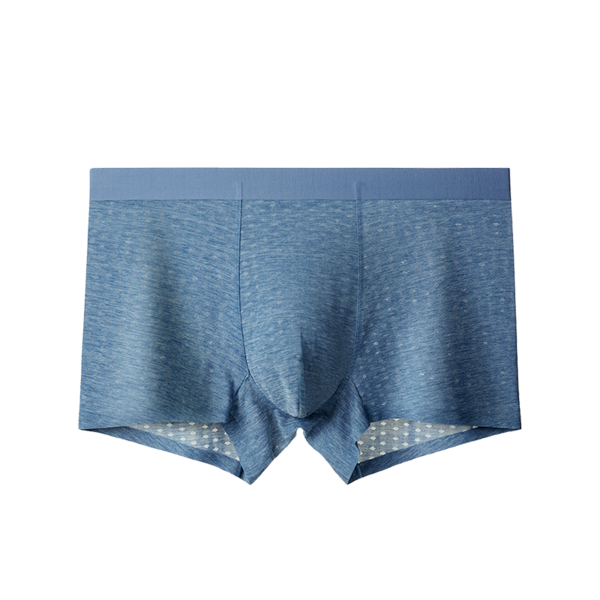 Кол-во в коробке 40 шт)  MAIWEIS Мужские бесшовные жаккардовые трусы джинсового синего цвета XXL